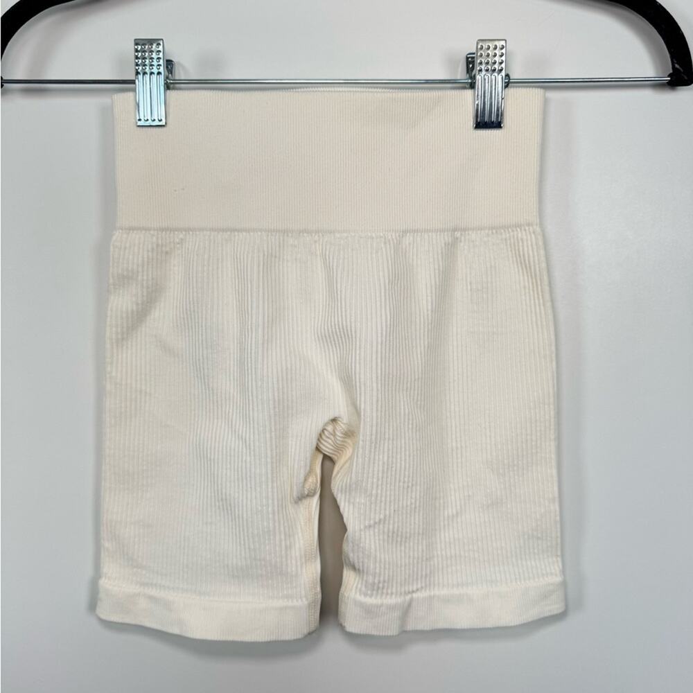 Adanola Seamless High Waist Ribbed Bike Shorts Size XS
